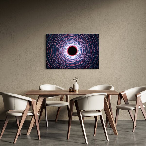 A kör absztrakció képe (90x60 cm)