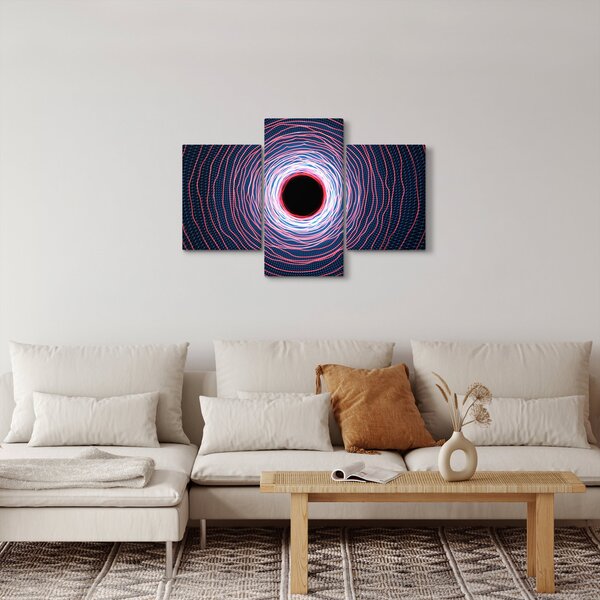 A kör absztrakció képe (90x60 cm)