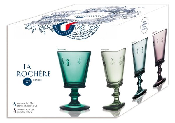 Borospohár szett 4 db-os 230 ml Abeille – La Rochére