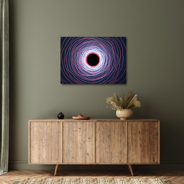 A kör absztrakció képe (70x50 cm)