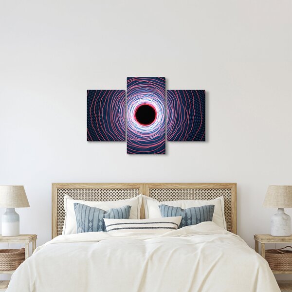 A kör absztrakció képe (90x60 cm)