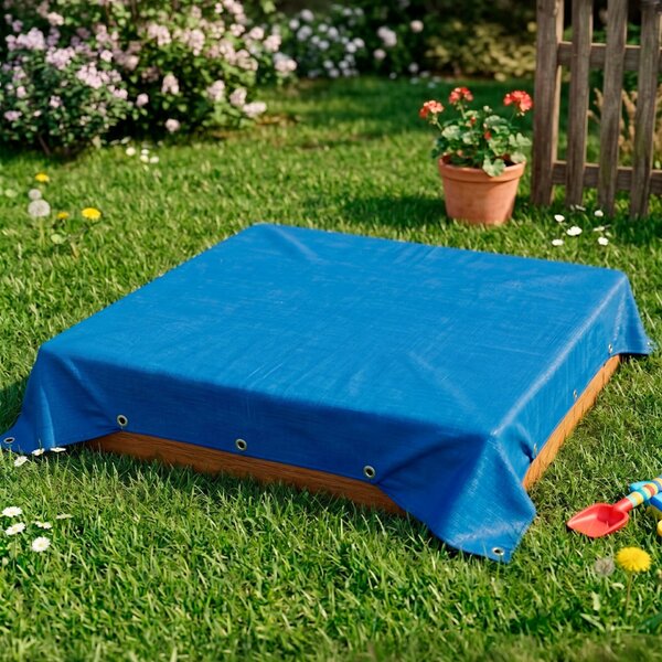 Sb-120set impregnált fa homokozók 120 x 120 cm