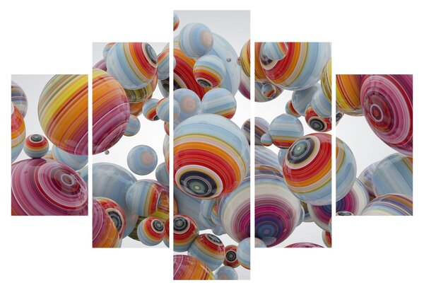 Festett gömbök képe (150x105 cm)