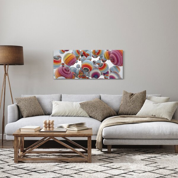 Festett gömbök képe (120x50 cm)