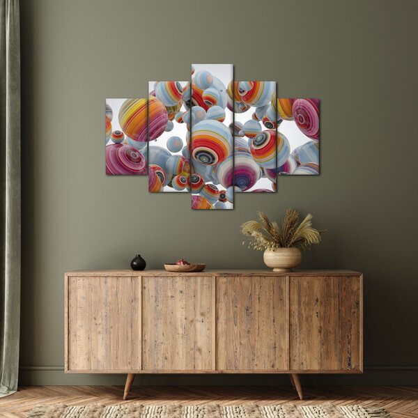 Festett gömbök képe (150x105 cm)