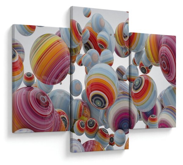Festett gömbök képe (90x60 cm)