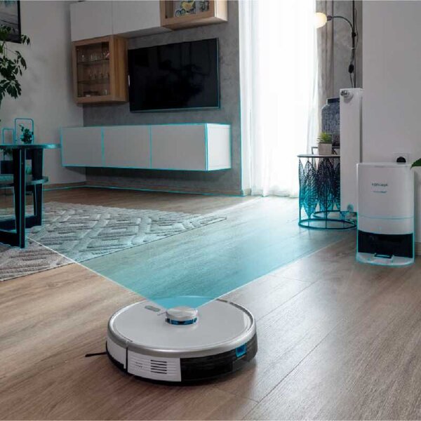 Concept VR3510 Robotporszívó, 3in1, lézeres, fehér