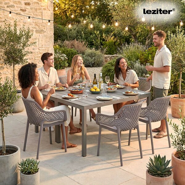 Leziter Luno 6+1 kerti bútor garnitúra szett cappuccino