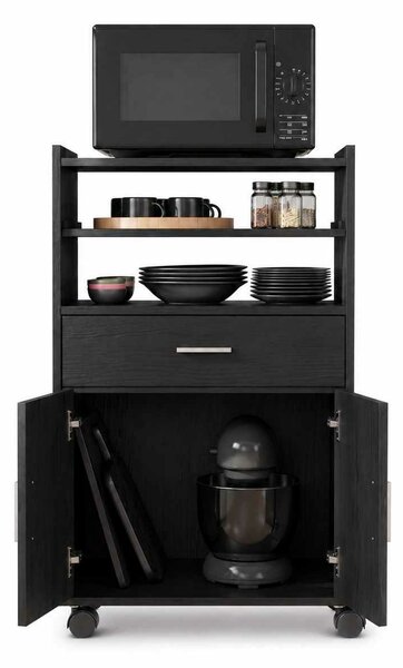 Hanah Home Kitchen Cabinet Black Vario - Black