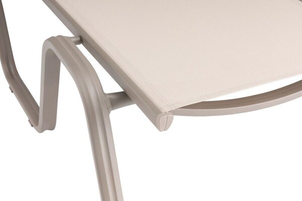 KETTLER BASIC PLUS alumínium napozóágy – taupe / bézs