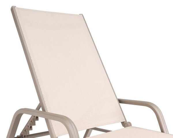 KETTLER BASIC PLUS alumínium napozóágy – taupe / bézs