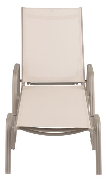 KETTLER BASIC PLUS alumínium napozóágy – taupe / bézs