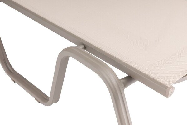 KETTLER BASIC PLUS alumínium napozóágy – taupe / bézs