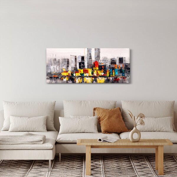 Kép - A nagyváros festménye (120x50 cm)