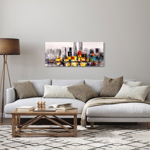 Kép - A nagyváros festménye (120x50 cm)