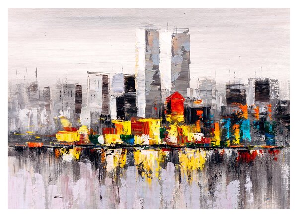 Kép - A nagyváros festménye (70x50 cm)