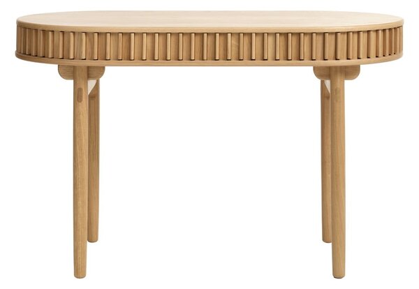 Íróasztal tölgyfa dekorral 60x120 cm Carno – Unique Furniture