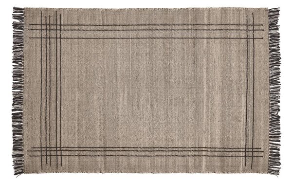 Világosbarna gyapjú szőnyeg 160x230 cm Eneo – Kave Home