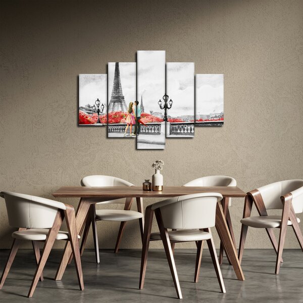 Kép - szerelmesek Párizsban (150x105 cm)