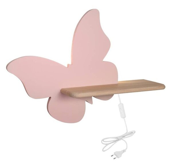 Rózsaszín gyerek lámpa Butterfly – Candellux Lighting
