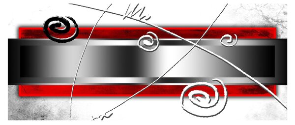 Absztrakt kép (120x50 cm)
