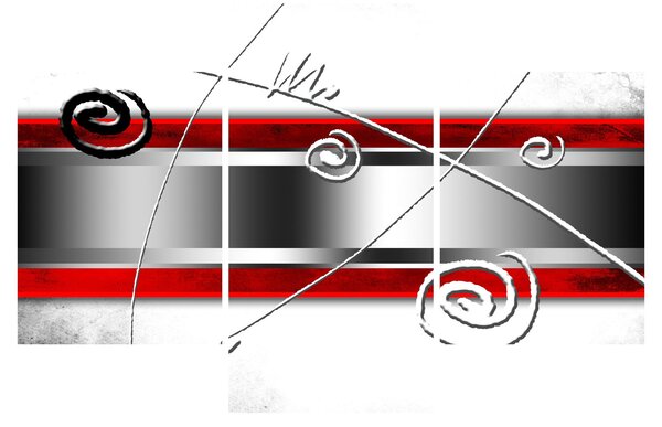 Absztrakt kép (90x60 cm)