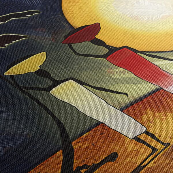 Egy ősi festmény képe (120x50 cm)