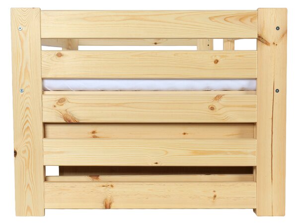 Wilsondo VERONIKA 7 gyerekágy 90x200 vendégággyal - natúr