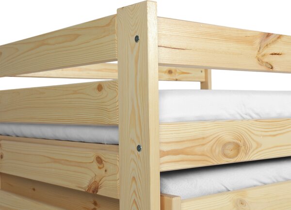 Wilsondo VERONIKA 7 gyerekágy 90x200 vendégággyal - natúr
