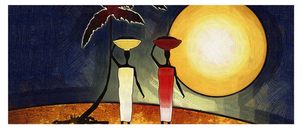 Egy ősi festmény képe (120x50 cm)