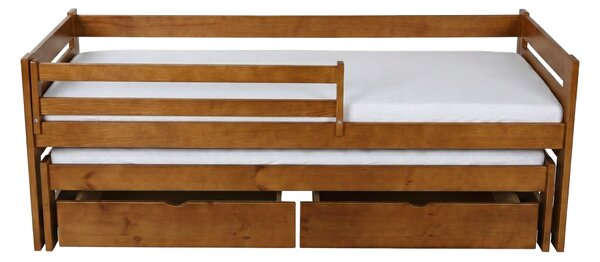 Wilsondo VERONIKA 7 gyerekágy 90x200 vendégággyal - tölgy