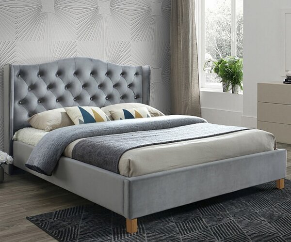 AMI bútorok Kárpitozott ágy Aspenti Velvet 180x200 cm