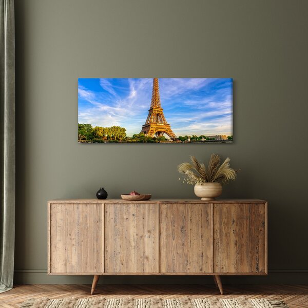 Kép - Eiffel-torony (120x50 cm)