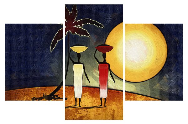 Egy ősi festmény képe (90x60 cm)