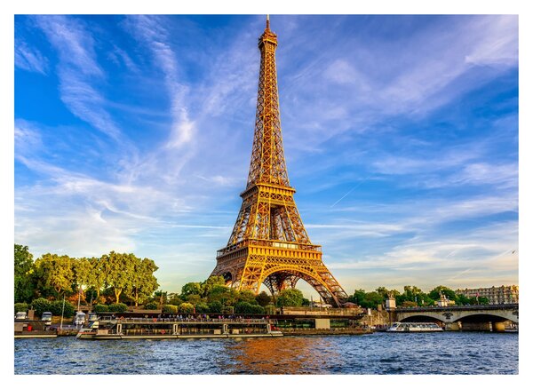 Kép - Eiffel-torony (70x50 cm)