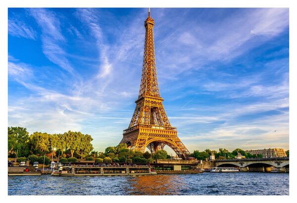 Kép - Eiffel-torony (90x60 cm)