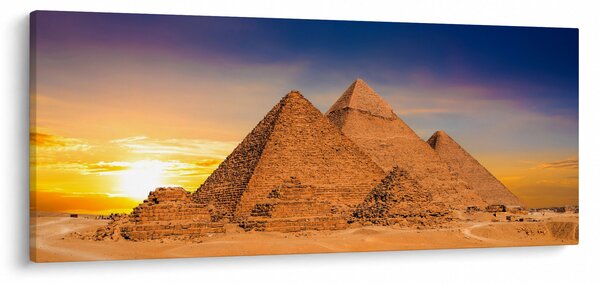 Kép - Egyiptomi piramisok (120x50 cm)