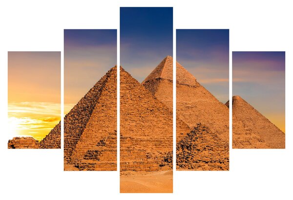 Kép - Egyiptomi piramisok (150x105 cm)