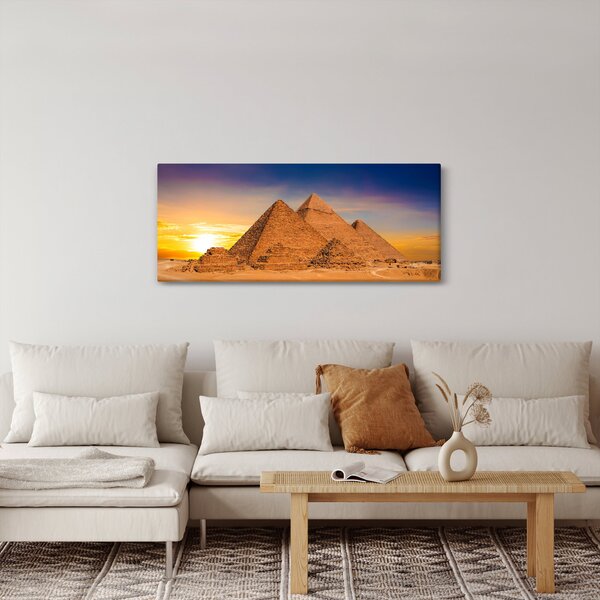Kép - Egyiptomi piramisok (120x50 cm)