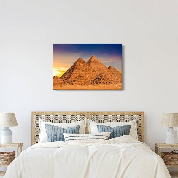 Kép - Egyiptomi piramisok (90x60 cm)
