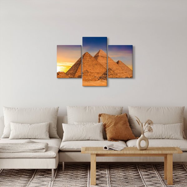 Kép - Egyiptomi piramisok (90x60 cm)