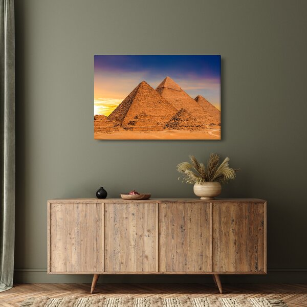 Kép - Egyiptomi piramisok (90x60 cm)
