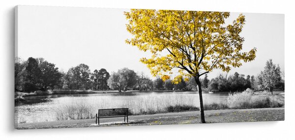 Kép - Pihenés a parkban (120x50 cm)