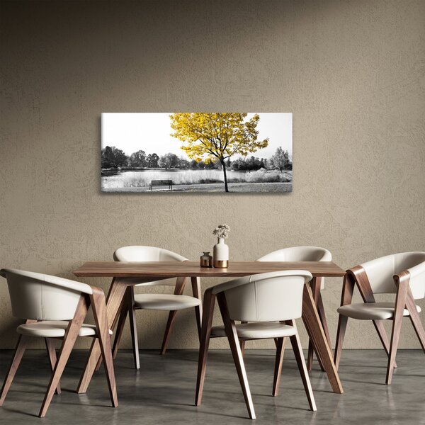 Kép - Pihenés a parkban (120x50 cm)