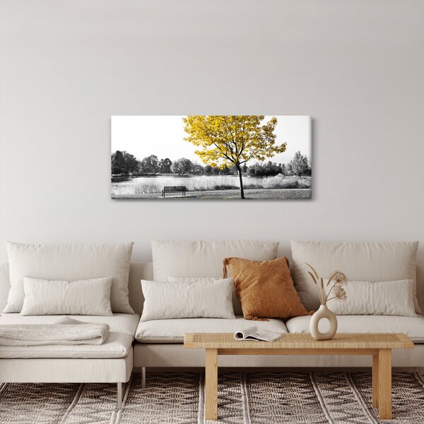 Kép - Pihenés a parkban (120x50 cm)
