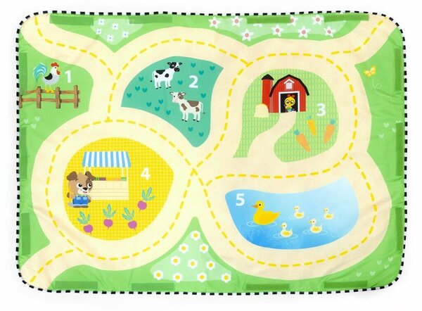 BABY EINSTEIN Játszószőnyeg 3D farmmal Busy Barnyard™ 0hó+