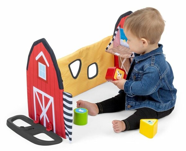 BABY EINSTEIN Játszószőnyeg 3D farmmal Busy Barnyard™ 0hó+