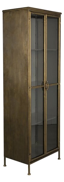 Aranyszínű fém tálalószekrény 64x184 cm Gertlush – Dutchbone