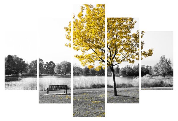 Kép - Pihenés a parkban (150x105 cm)