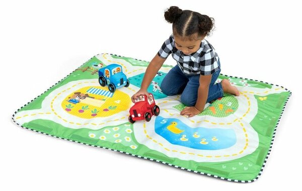 BABY EINSTEIN Játszószőnyeg 3D farmmal Busy Barnyard™ 0hó+